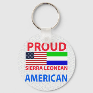 Stolze Sierra Leonean Amerikaner Schlüsselanhänger