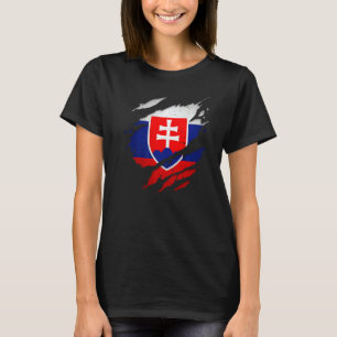 Stolze slowakische Tornschlupfflagge T-Shirt