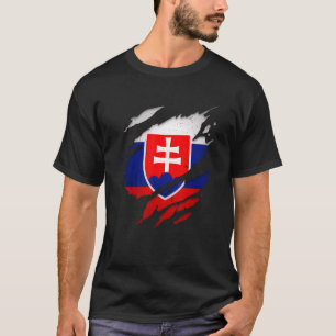 Stolze slowakische Tornschlupfflagge T-Shirt