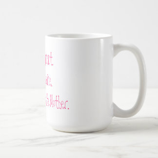 Stolze stellvertretende Mutter-Tassen-weißes Rosa Kaffeetasse