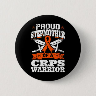 Stolze Stepmutter eines Crps-Kriegers Rsd-Bewussts Button