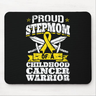 Stolze Stepmutter eines Krebskriegers im Kindesalt Mousepad