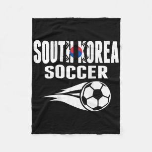 Stolze südkoreanische Fußballfans Trikot Unterstüt Fleecedecke