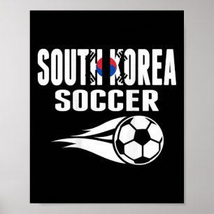 Stolze südkoreanische Fußballfans Trikot Unterstüt Poster