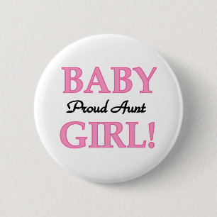 Stolze T-Shirts und Geschenke Tanten-Baby Button