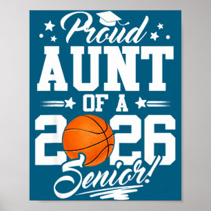 Stolze Tante 2026 Senior Basketball Illustration Poster