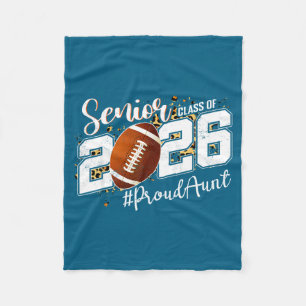 Stolze Tante 2026 Senior Football Kunstwerk Fleecedecke