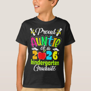 Stolze Tante des 2026er Absolventen des Kindergart T-Shirt