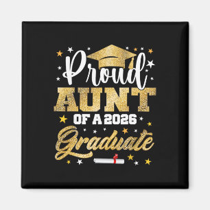 Stolze Tante des Absolventen 2026 der Awesome Fami Magnet