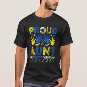 Stolze Tante Down-Syndrom, Down-Syndrom-Bewusstsei T-Shirt