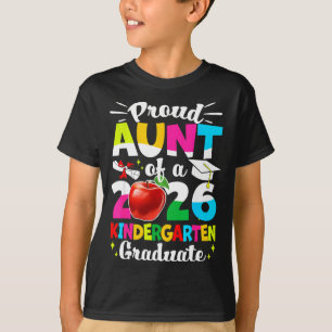 Stolze Tante einer Abschlussklasse 2026 Stolze T-Shirt