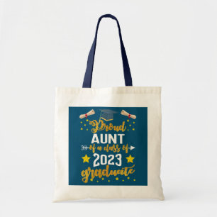 Stolze Tante einer Absolventin der Klasse 2023 Tragetasche