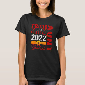 Stolze Tante einer Klasse von 2022 Grad T-Shirt