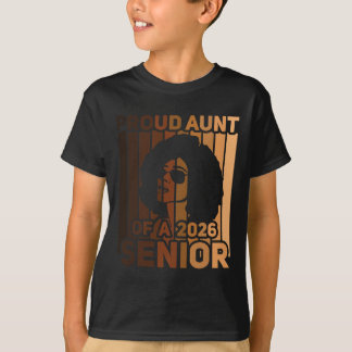 Stolze Tante eines 2026 schwarzen Melanin Senior A T-Shirt