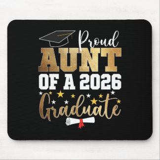 Stolze Tante eines Absolventen 2026 Tante Abschlus Mousepad