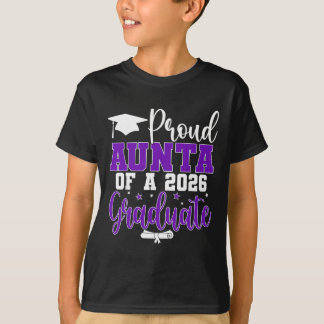 stolze Tante eines Absolventen der Klasse 2026 Sen T-Shirt