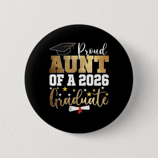Stolze Tante eines Absolventen von 2026 Tante Absc Button