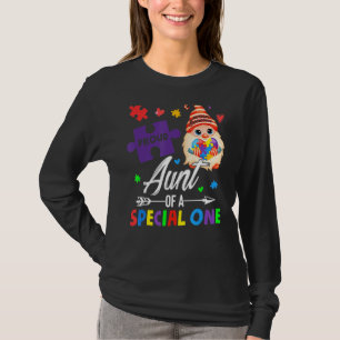 Stolze Tante eines besonderen Puzzle Gnome Autismu T-Shirt