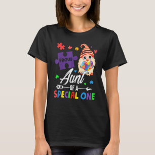 Stolze Tante eines besonderen Puzzle Gnome Autismu T-Shirt