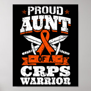 Stolze Tante eines Crps-Krieger Rsd-Aufklärungsban Poster