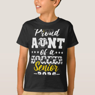 Stolze Tante eines Fußball-Seniors 2026 Abschlussg T-Shirt