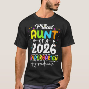 Stolze Tante eines Kindergartenabsolventen der Kla T-Shirt