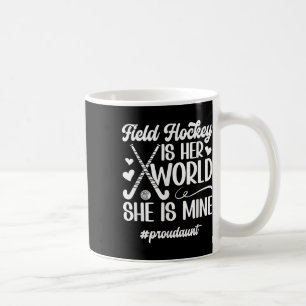 Stolze Tante Feldhockey-Tante eines Feldhockey-Pla Kaffeetasse