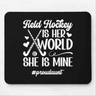 Stolze Tante Field Hockey Tante Einer Field Hockey Mousepad