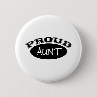 Stolze Tante (Schwarzes) Button