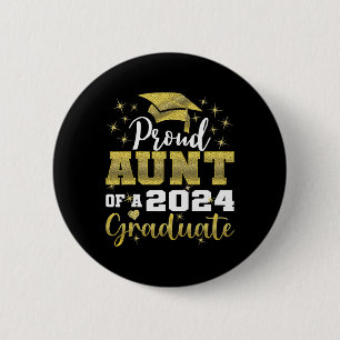 Stolze Tante von 2024 Phantastische Uni als Gradua Button