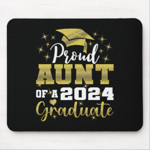 Stolze Tante von 2024 Phantastische Uni als Gradua Mousepad