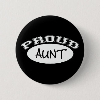 Stolze Tante (weiß) Button