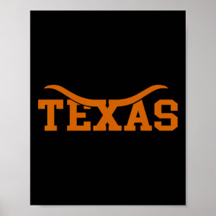Stolze Texas Designs für Erwachsene Poster