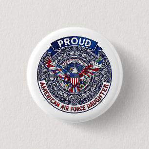 Stolze Tochter der US-Luftwaffe Button