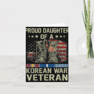 Stolze Tochter eines Koreanischen Kriegsveteranen  Karte