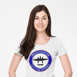 Stolze Tochter eines P-38 Veteranen Tri-Blend Shirt
