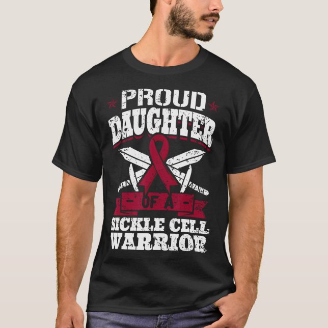 Stolze Tochter eines Sichelzellenkriegers, Scd Awa T-Shirt (Vorderseite)