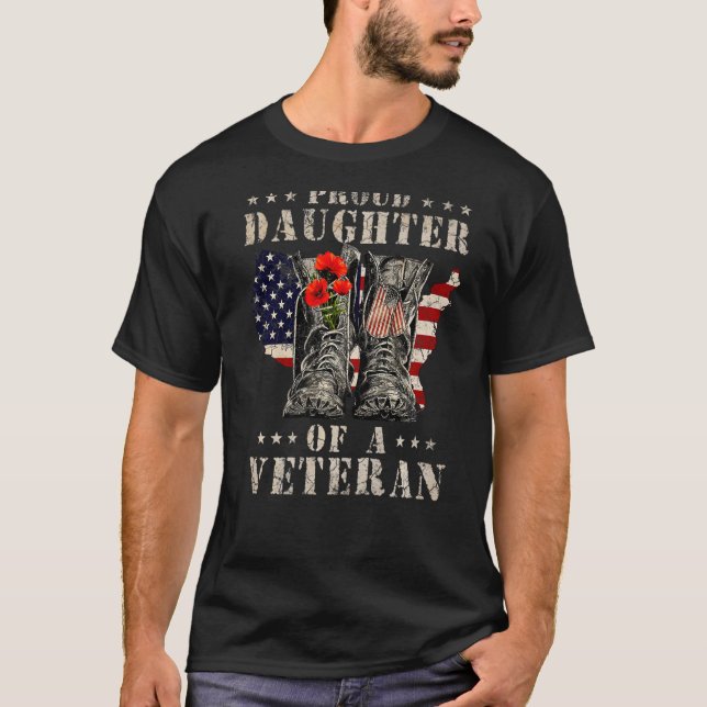 Stolze Tochter eines US-Kriegsgefangenen T-Shirt (Vorderseite)
