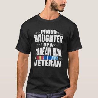 Stolze Tochter eines Veteranen-Fans aus dem Koreak T-Shirt