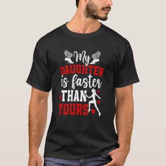 Stolze Track-Mutter eines Leichtathleten Track T-Shirt