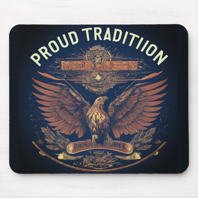 Stolze Tradition glänzt Zukunft Mousepad (Vorne)