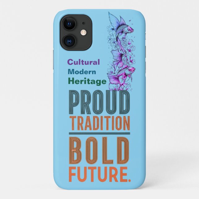 Stolze Tradition, kühne künftige Gestaltung der Fi Case-Mate iPhone Hülle (Rückseite)