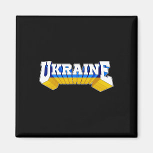 Stolze Ukraine-Flagge Ukrainisch Magnet