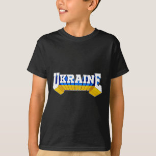 Stolze Ukraine-Flagge Ukrainisch T-Shirt