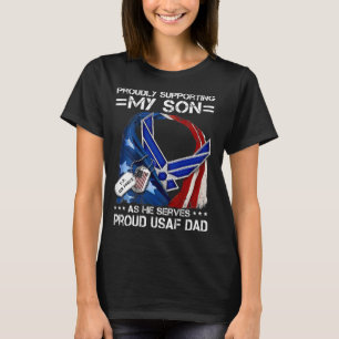 Stolze USAF Vater Air Force Abschluss Vater Air Fo T-Shirt