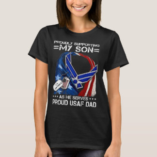 Stolze USAF Vater Air Force Abschluss Vater Air Fo T-Shirt