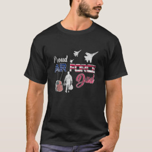Stolze Vater der Luftwaffe Männer Flaggen Vintager T-Shirt