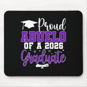 Stolzer Abuelo eines Cl von 2026 Absolvent Senior  Mousepad