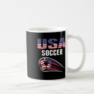 Stolzer Amerika Fußballmannschaft Unterstützer USA Kaffeetasse