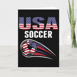 Stolzer Amerika Fußballmannschaft Unterstützer USA Karte